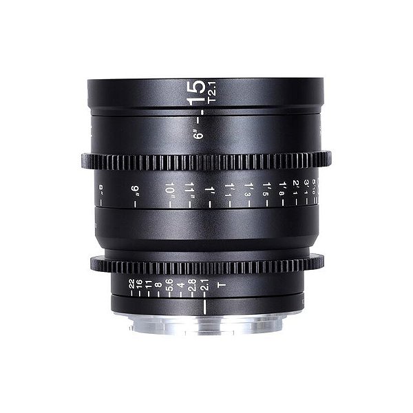 Lente Cine Laowa 15 mm T2.1 Zero‑D (Canon RF, Sony E, Nikon Z)
