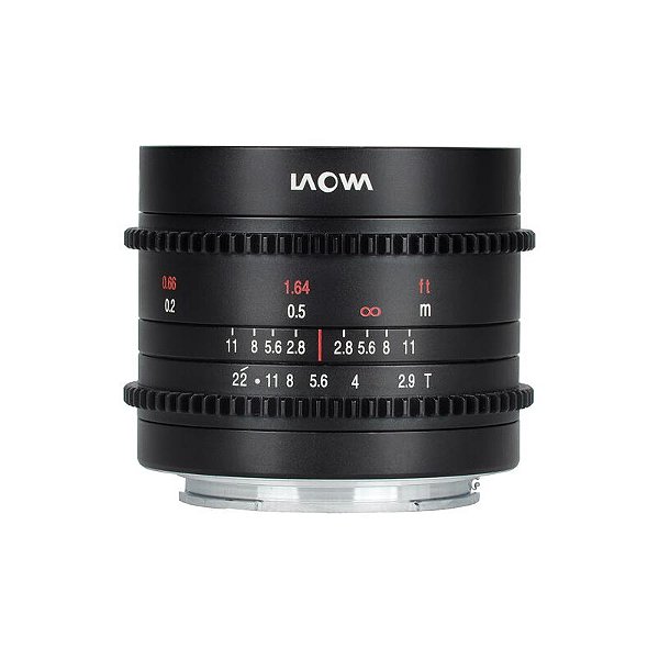 Lente Cine Laowa 9 mm T2.9 Zero‑D (Montagem Sony E)