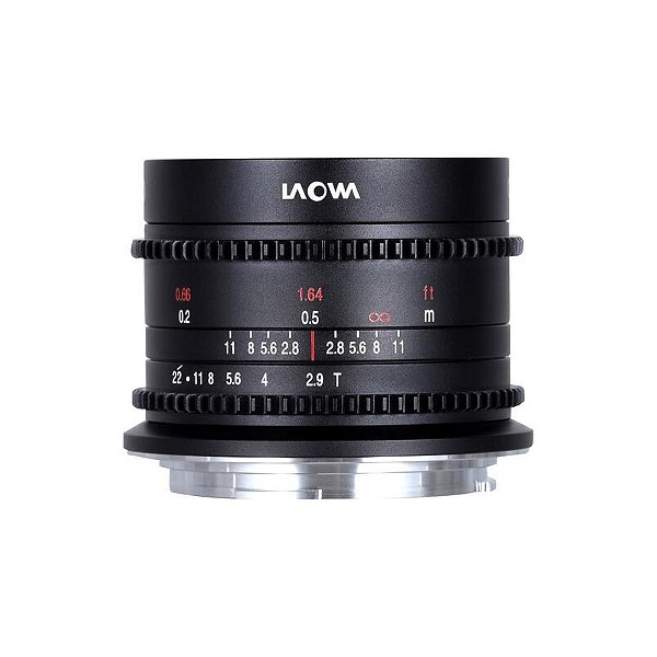 Lente Cine Laowa 9 mm T2.9 Zero‑D (Canon RF)