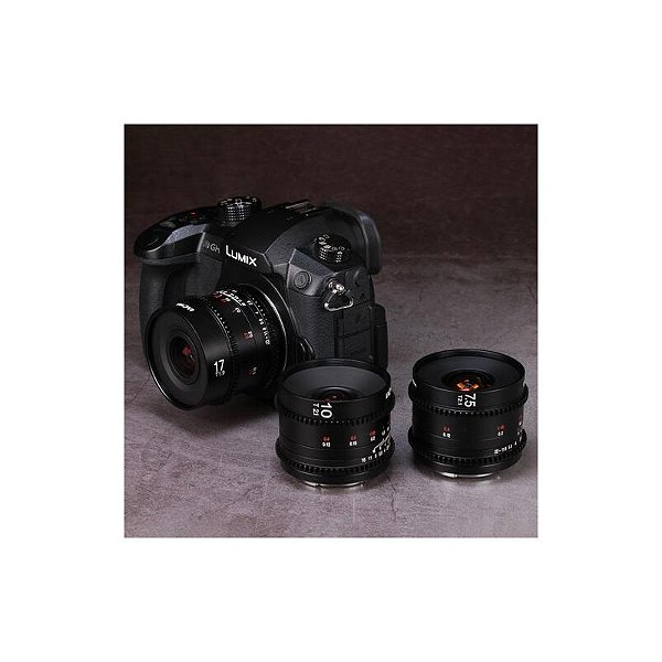 Laowa Kit Cine 7,5‑10‑17 mm T2.1‑2.1‑1.9 para Micro Four Thirds