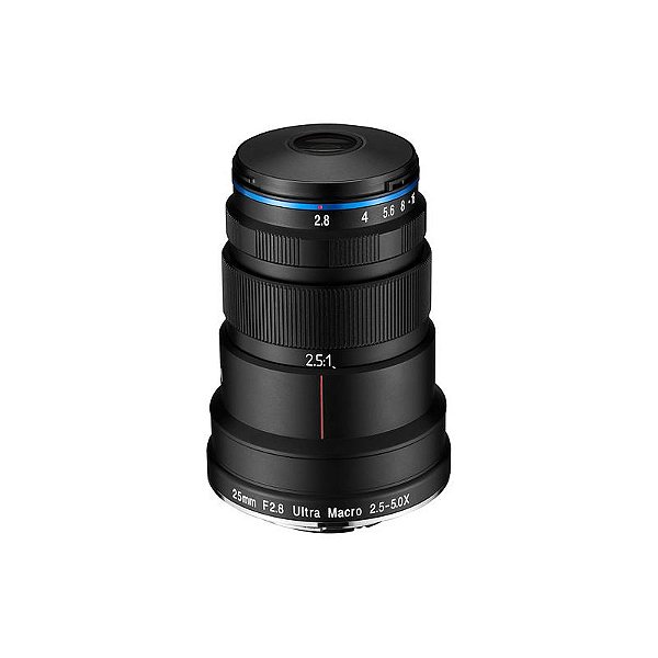 Laowa Lente Ultra‑Macro 25 mm f/2.8 2.5–5× Nikon F