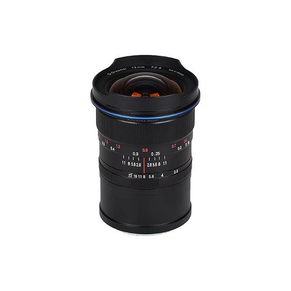 Laowa Lente Ultra‑Wide 12mm f/2.8 Zero‑D Montagem Canon RF