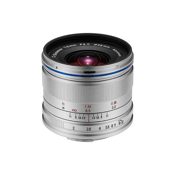 Venus Optics Laowa 7,5mm f/2 para Micro Four Thirds versão prata