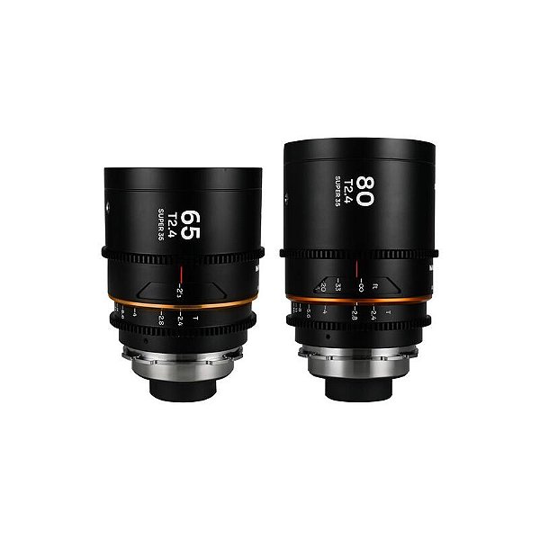 Kit Laowa Nanomorph S35 Prime 65 mm + 80 mm Nikon Z Amber Flare