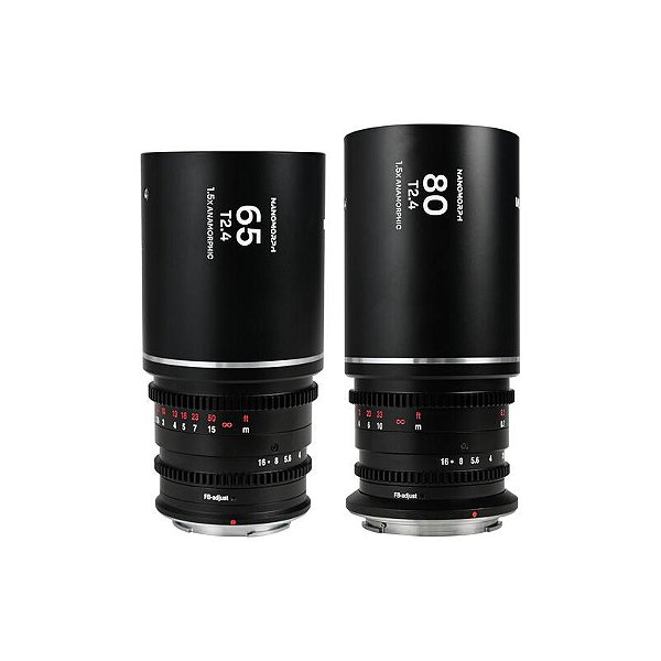 Kit Laowa Nanomorph S35 Prime 65 mm + 80 mm RF Silver Flare