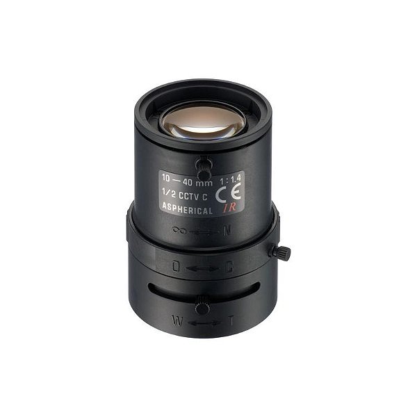 Tamron Lente C-Mount 10–40 mm f/1.4 IR-Corrected (Manual Iris)