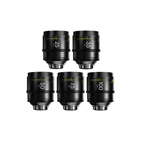 Kit 5 Lentes Prime Cine DZOFilm Arles FFVV (ARRI PL)