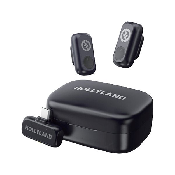Hollyland Lark A1 Duo Microfone de Lapela Sem Fio