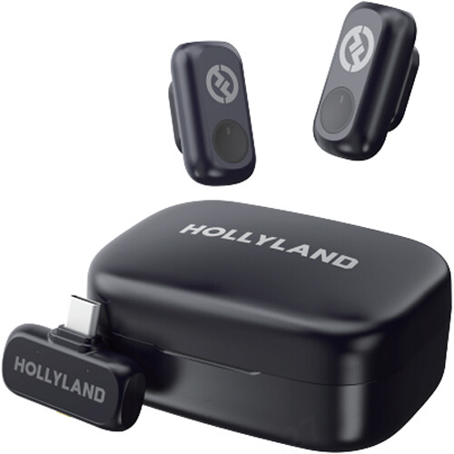 Hollyland Lark A1 Duo Microfone de Lapela Sem Fio