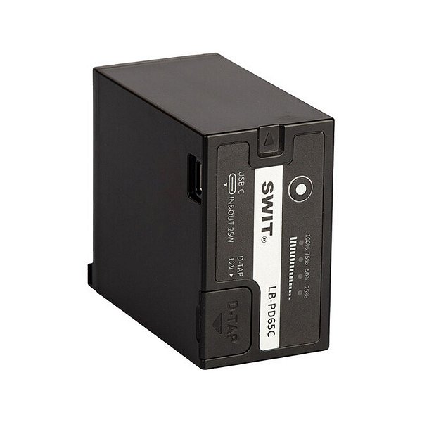 SWIT LB-PD65C Bateria Panasonic VW-VBD58/VBR59 65Wh com USB-C