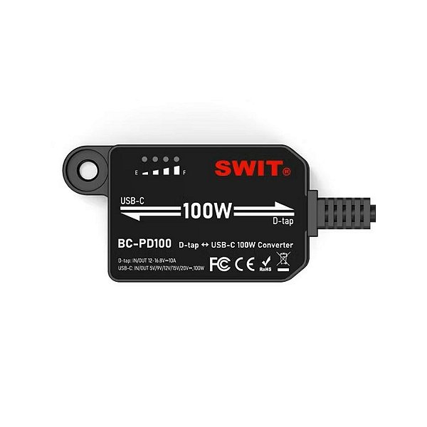 SWIT BC-PD100 Adaptador D-Tap para USB-C 100W Bidirecional