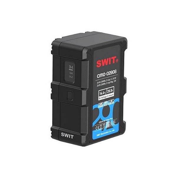 SWIT CIMO-D290S Bateria V-Mount Bivolt 290Wh com Display OLED