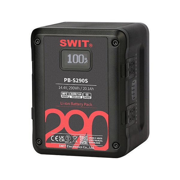 SWIT PB-S290S Bateria V-Mount 290Wh Multi-Socket Digital