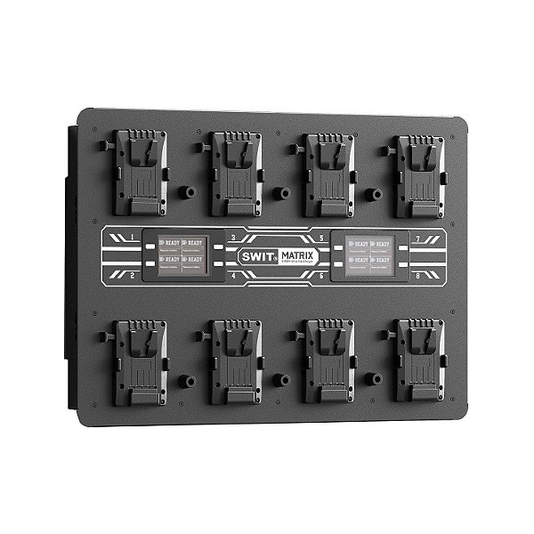 SWIT Matrix-S8 Carregador Inteligente 8 Canais para Baterias V-Mount
