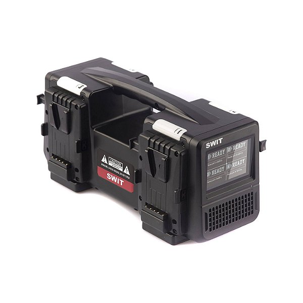SWIT PC-P461S Carregador Rápido Simultâneo V-Mount de 4 Canais