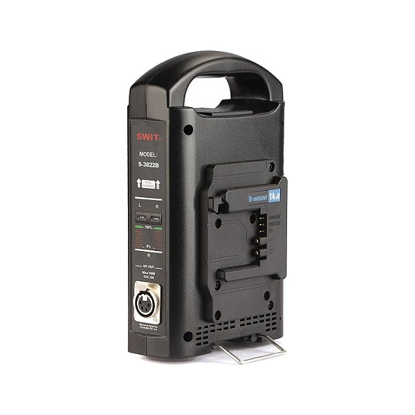 SWIT S-3822B Carregador Rápido B-Mount de 2 Canais com Saída Adaptadora