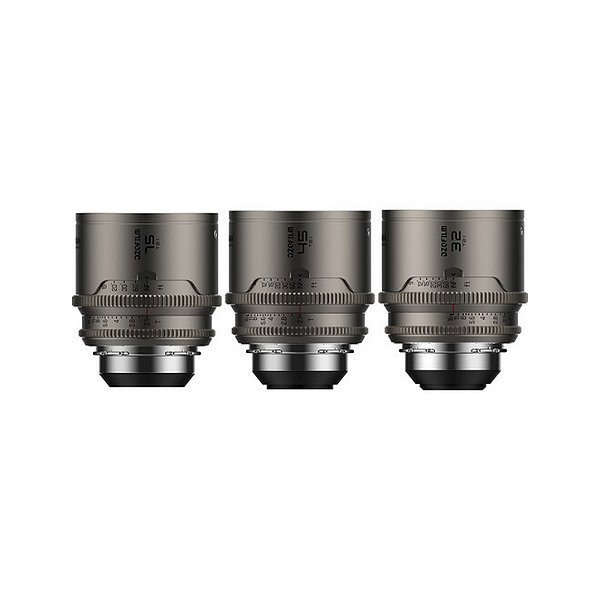 DZOFilm Arles Prime T1.4 Kit com 3 Lentes Cine Full Frame Anamórficas ARRI PL