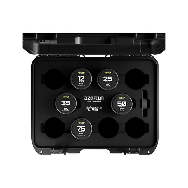 DZOFilm Vespid Prime Kit com 5 Lentes Cine Full Frame ARRI PL