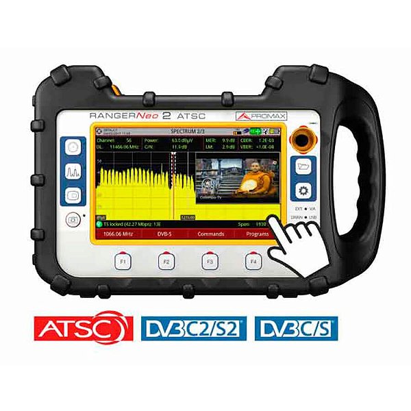 Promax RANGER Neo 2 ATSC Analisador de Sinal de TV e Espectro