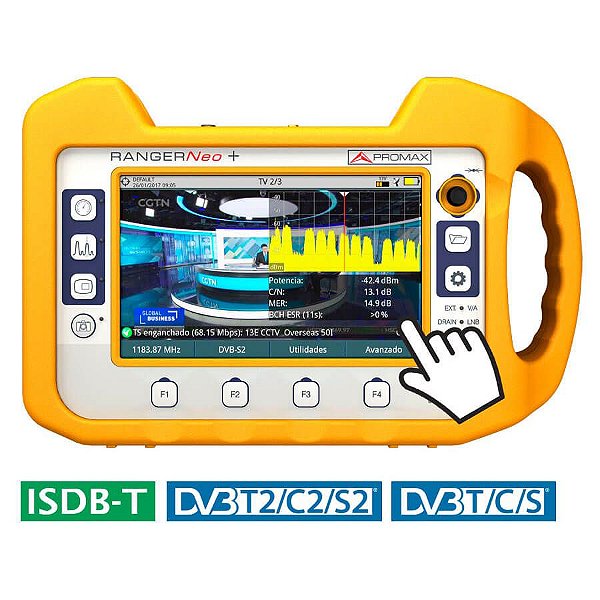 Promax RANGER Neo Plus Analisador de Sinal de TV e Espectro