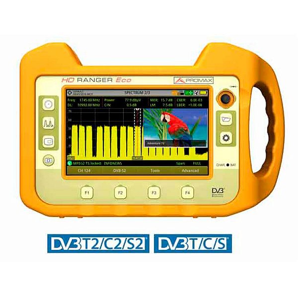Promax HD RANGER Eco Analisador de Sinal de TV e Espectro