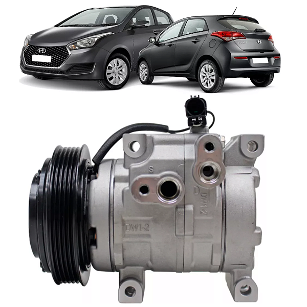 Compressor Hyundai Hb20 Hb20s 1.0 3cc 5pk 2013 A 2019