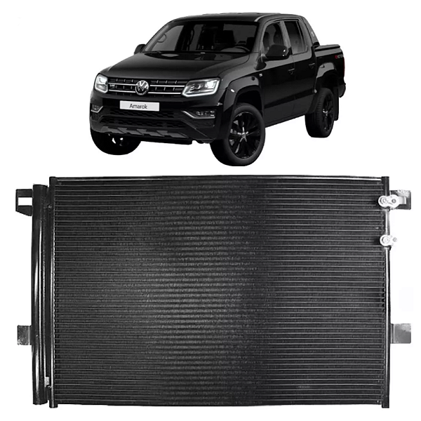 Condensador Ar Condicionado Amarok 2.0 Diesel 2011 Até 2019