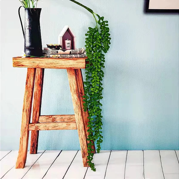 Planta Artificial Realista Suculenta Dedo de Moça, Plantas para Decoração de Casa, Escritório, Cozinha, Sala De Estar