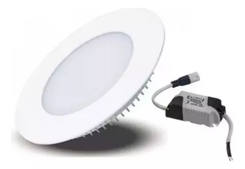 LUMINARIA LED PLAFON REDONDO EMBUTIR  3000K 3W 8X8CM