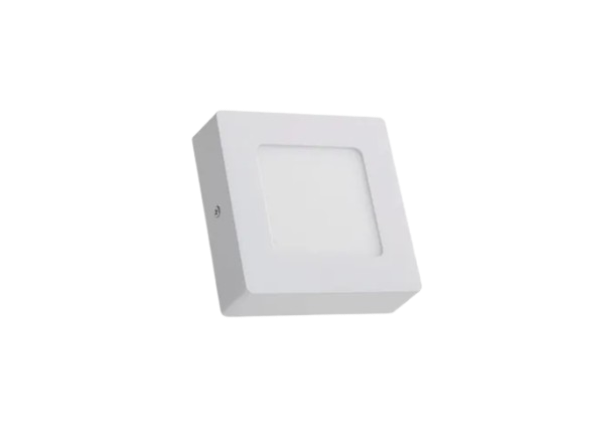 PAINEL LUMANTI LED BACKSTAGE  6W QUADRADO 3000K SOBREPOR