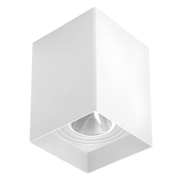 SPOT LUMANTI SOBREPOR QUADRADO MR16 BRANCO