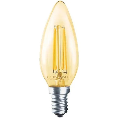 LÂMPADA LUMANTI FILAMENTO VELA LED 4W 2400K