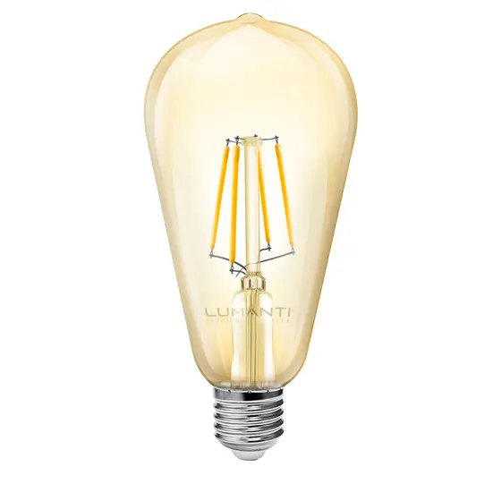 LÂMPADA LUMANTI FILAMENTO PÊRA ST64 4W 2400K