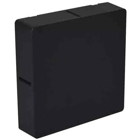 ARANDELA BLUMENAU CLEAR LED CROSS PRETA 6W 3000K IP65