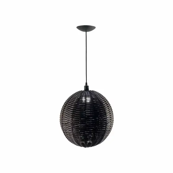 PENDENTE LUMANTI JUNCO BOLA PRETO E-27
