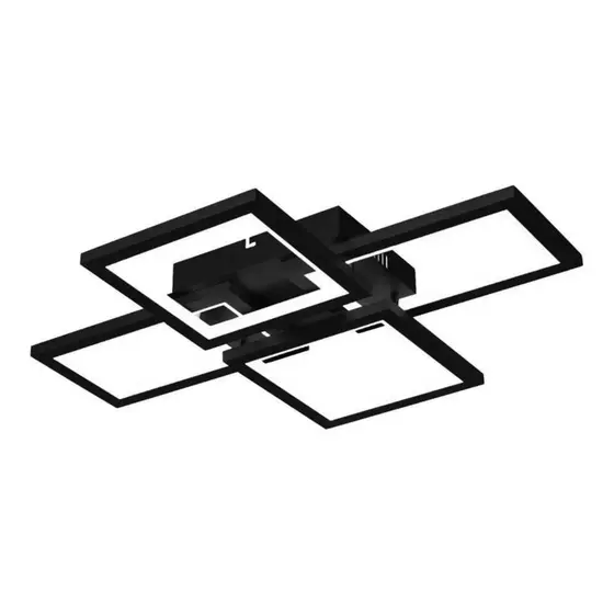 PLAFON NITROLUX LP-013P LED PRETO 50W 4000K