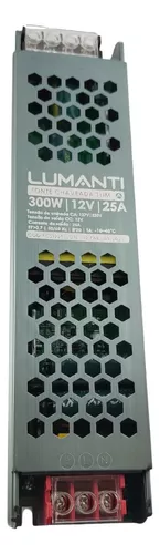 FONTE LUMANTI CHAVEADA SLIM 25A 12V 300W