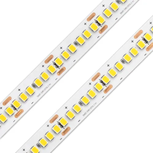 FITA LED LUMANTI C/ 240 LEDS SMD 24W/M 2760 LUMENS 12V 3000K IP20 5 M