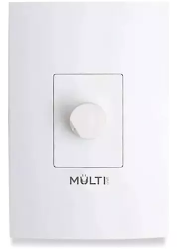 DIMMER MULTI ROTATIVO PARA LÂMPADA BRANCO 4X2