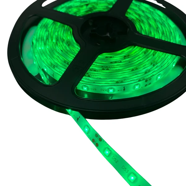FITA LED FOYU VERDE 3528 5 M 12V 480 LUMENS IP65 C/ SILICONE