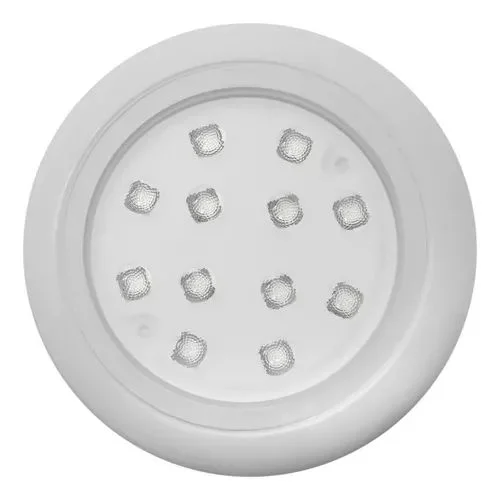 LUMINÁRIA ROYA DE PISCINAL RGB 18W 12V 12 LEDS IP68