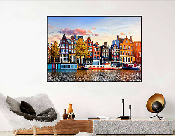 QUADRO DECORATIVO PAISAGEM 70x100CM SEM VIDRO