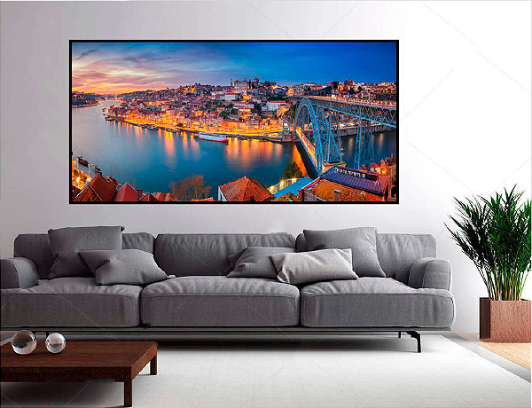 QUADRO DECORATIVO PAISAGEM 70x100CM SEM VIDRO