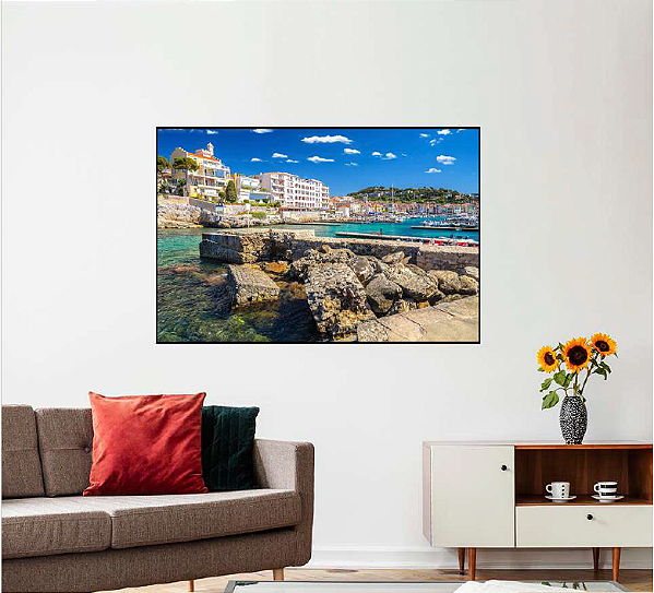 QUADRO DECORATIVO PAISAGEM 50X70CM SEM VIDRO