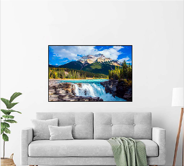 QUADRO DECORATIVO PAISAGEM 50X70CM SEM VIDRO