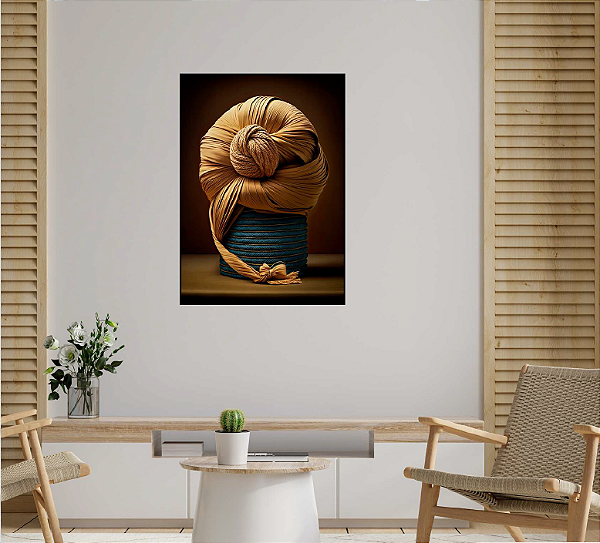 QUADRO DECORATIVO ABSTRATO 50X70CM SEM VIDRO