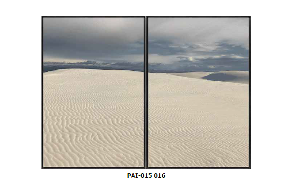 KIT 2 QUADROS DECORATIVOS PAISAGENS 50X70CM SEM VIDRO