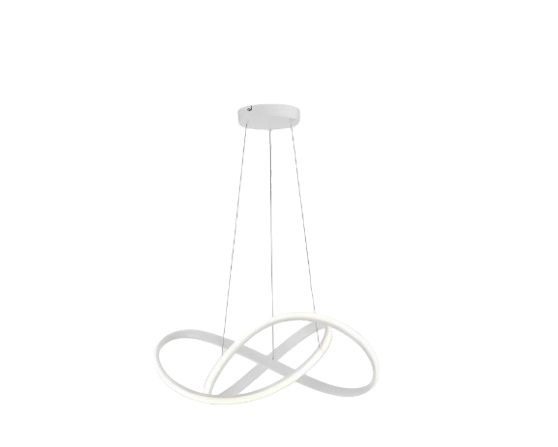 PENDENTE SKYLIGHT SKY-3017 STRIP 50X20CM 2 METROS DE CABO BRANCO 2880 LUMENS 3000K