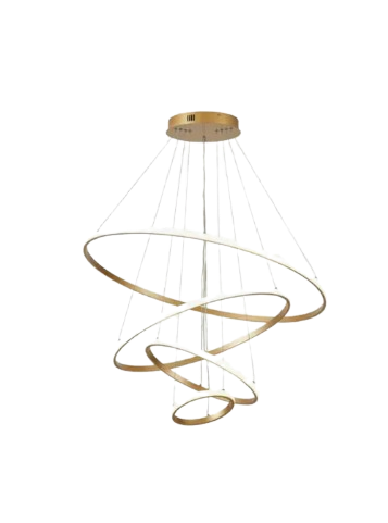 PENDENTE NITROLUX LP-404A 4 ARCOS DOURADO 86W 3000K