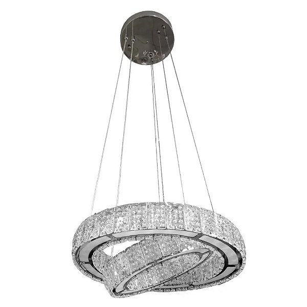 LUSTRE NITROLUX LTP-002 MULTITEMPERATURAS CRISTAL VIDRO E METAL 370x250x1000mm